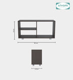 Sivom SIVOM Halen Multipurpose Centre Table / Engineered Wood Coffee Table for Modern Homes | Elegant Design & Premium Finish