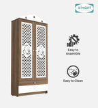 Sivom furniture SIVOM Harmony Home Temple/Pooja Unit/Home Mandir/ Engineered Wood Home Temple (Height: 167, Knock Down) for Modern Homes | Elegant Design & Premium Finish