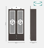 Sivom furniture SIVOM Harmony Home Temple/Pooja Unit/Home Mandir/ Engineered Wood Home Temple (Height: 167, Knock Down) for Modern Homes | Elegant Design & Premium Finish