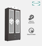 Sivom furniture SIVOM Harmony Home Temple/Pooja Unit/Home Mandir/ Engineered Wood Home Temple (Height: 167, Knock Down) for Modern Homes | Elegant Design & Premium Finish