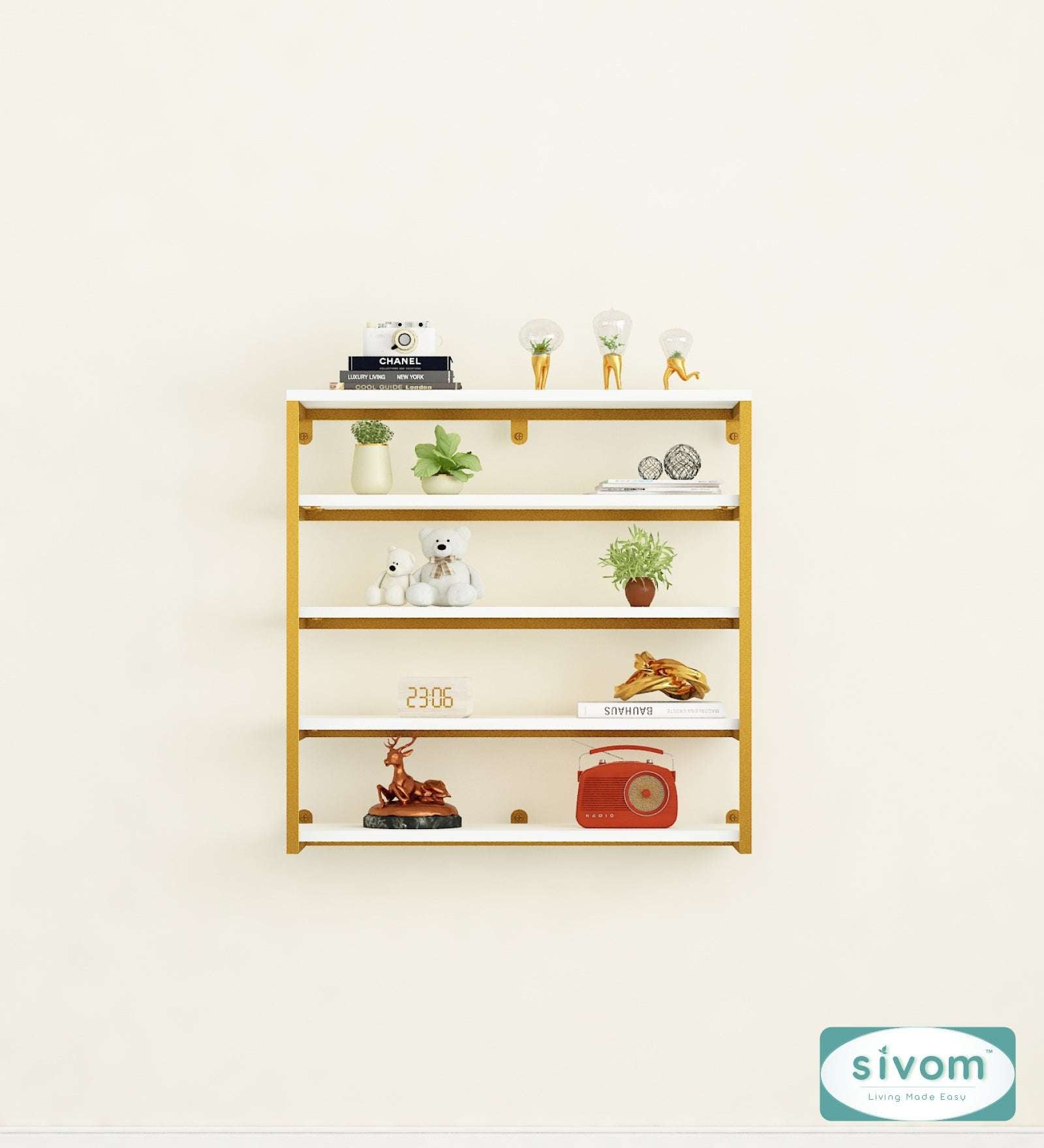 Sivom Sivom Hary Display Unit for Modern Homes | Elegant Design & Premium Finish