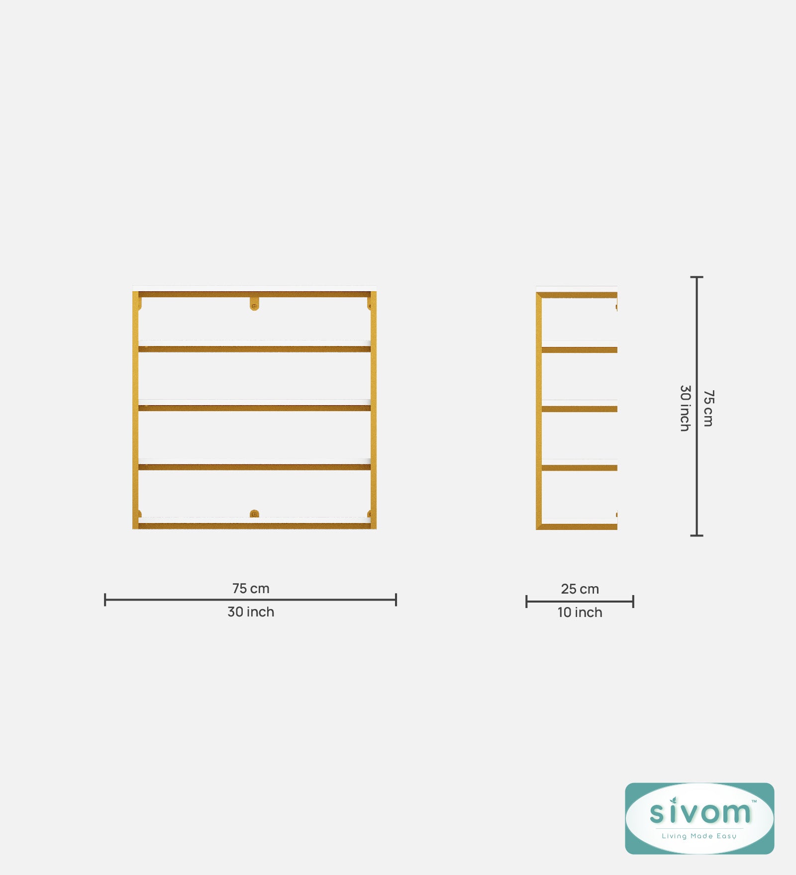 Sivom Sivom Ashley Display Unit for Modern Homes | Elegant Design & Premium Finish