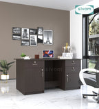 SIVOM Heads Engineered Wood Executive Desk | Elegant Design & Premium Finish