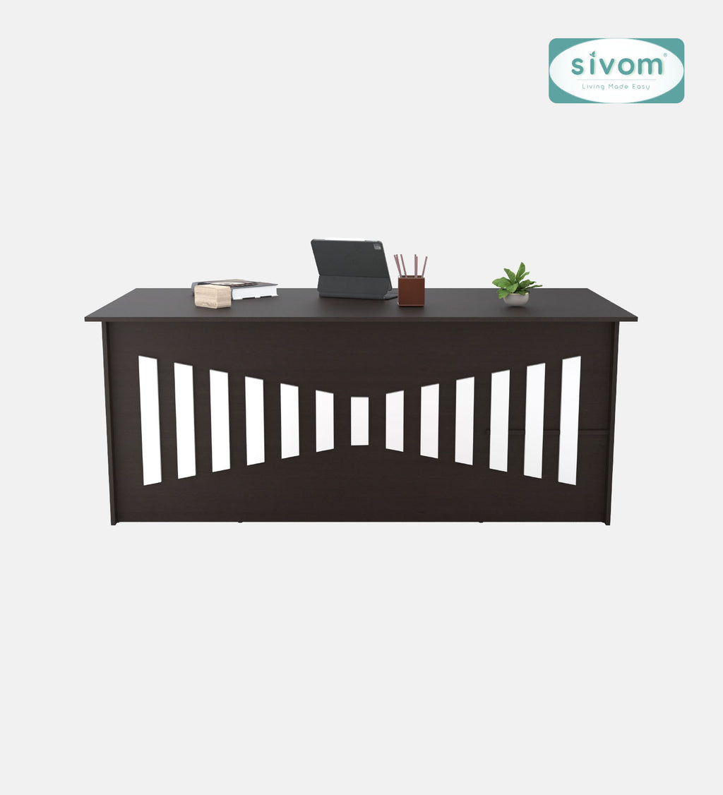 SIVOM Heads Engineered Wood Executive Desk | Elegant Design & Premium Finish