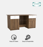 SIVOM Heads Engineered Wood Executive Desk | Elegant Design & Premium Finish