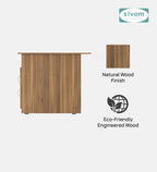 SIVOM Heads Engineered Wood Executive Desk | Elegant Design & Premium Finish