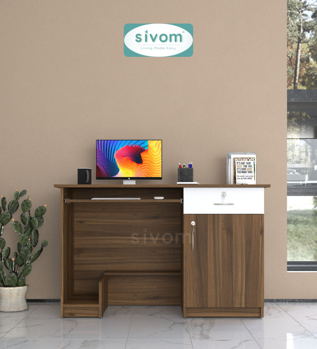 Sivom furniture SIVOM Hela Study/Home Office Engineered Wood Computer Desk for Modern Homes | Elegant Design & Premium Finish (Copy) (Copy)