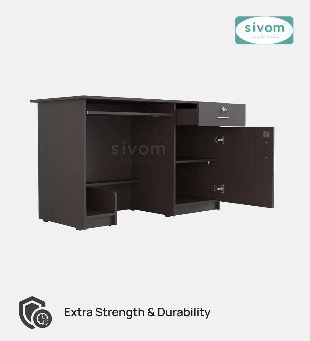 Sivom furniture SIVOM Hela Study/Home Office Engineered Wood Computer Desk for Modern Homes | Elegant Design & Premium Finish (Copy) (Copy)