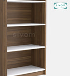 Sivom SIVOM Helix Multipurpose Storage Rack/Study/Home/Office Engineered Wood Open Book Shelf for Modern Homes | Elegant Design & Premium Finish