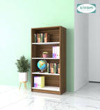 Sivom SIVOM Helix Multipurpose Storage Rack/Study/Home/Office Engineered Wood Open Book Shelf for Modern Homes | Elegant Design & Premium Finish