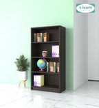 Sivom SIVOM Helix Multipurpose Storage Rack/Study/Home/Office Engineered Wood Open Book Shelf for Modern Homes | Elegant Design & Premium Finish