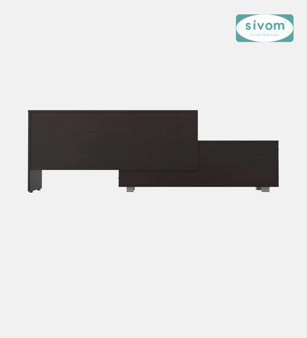 Sivom furniture SIVOM Hemis Multipurpose TV Unit fits upto 43 inch with Storage Engineered Wood TV Entertainment Unit for Modern Homes | Elegant Design & Premium Finish