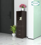 Sivom SIVOM Henry Multipurpose Storage Unit/ Engineered Wood Free Standing Cabinet for Modern Homes | Elegant Design & Premium Finish