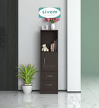 Sivom SIVOM Henry Multipurpose Storage Unit/ Engineered Wood Free Standing Cabinet for Modern Homes | Elegant Design & Premium Finish