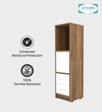 Sivom SIVOM Henry Multipurpose Storage Unit/ Engineered Wood Free Standing Cabinet for Modern Homes | Elegant Design & Premium Finish