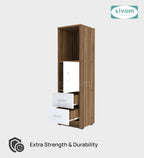 Sivom SIVOM Henry Multipurpose Storage Unit/ Engineered Wood Free Standing Cabinet for Modern Homes | Elegant Design & Premium Finish