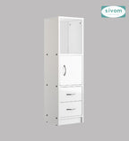 Sivom SIVOM Henry Multipurpose Storage Unit/ Engineered Wood Free Standing Cabinet for Modern Homes | Elegant Design & Premium Finish