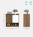 SIVOM Heritage Engineered Wood Shoe Rack (, 4 Shelves, Knock Down) for Modern Homes | Elegant Design & Premium Finish