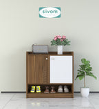 SIVOM Heritage Engineered Wood Shoe Rack (, 4 Shelves, Knock Down) for Modern Homes | Elegant Design & Premium Finish