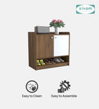 SIVOM Heritage Engineered Wood Shoe Rack (, 4 Shelves, Knock Down) for Modern Homes | Elegant Design & Premium Finish