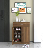 Sivom SIVOM Hexon Engineered Wood Shoe Rack (, 4 Shelves, Knock Down) for Modern Homes | Elegant Design & Premium Finish