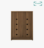 Sivom SIVOM Hexon Engineered Wood Shoe Rack (, 4 Shelves, Knock Down) for Modern Homes | Elegant Design & Premium Finish