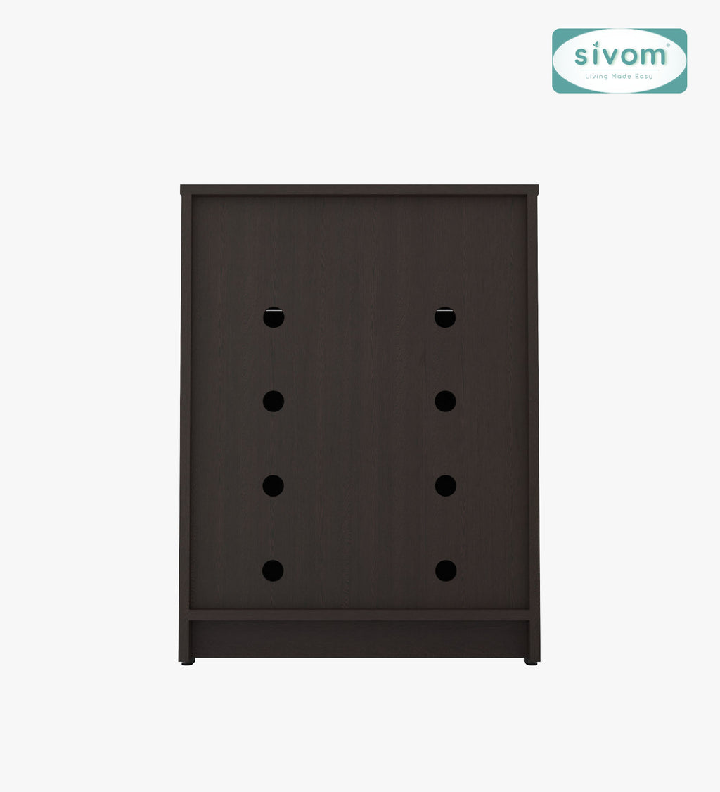 Sivom SIVOM Hexon Engineered Wood Shoe Rack (, 4 Shelves, Knock Down) for Modern Homes | Elegant Design & Premium Finish