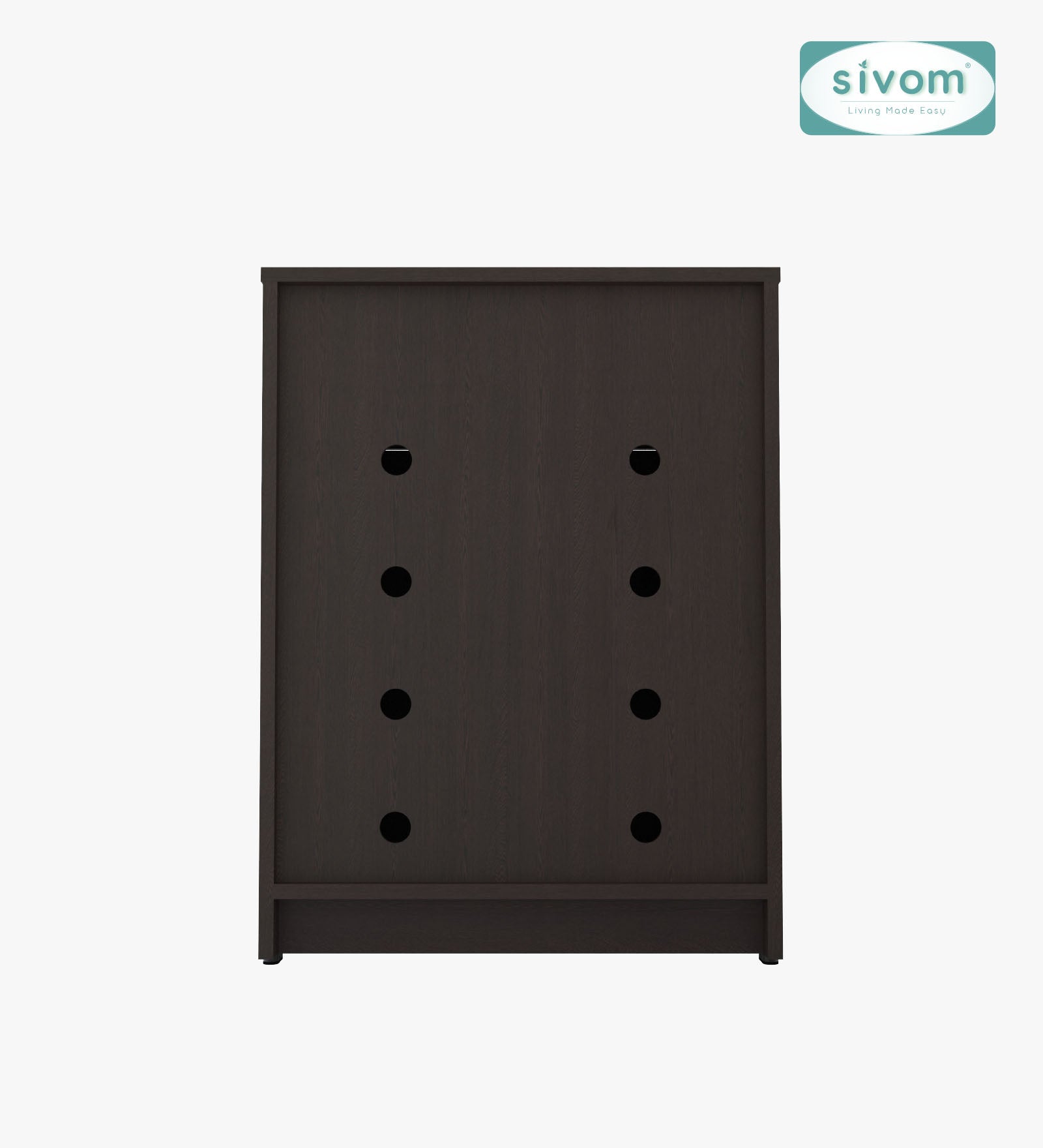 Sivom SIVOM Hexon Engineered Wood Shoe Rack (, 4 Shelves, Knock Down) for Modern Homes | Elegant Design & Premium Finish