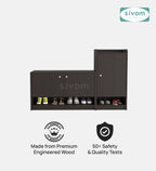 SIVOM Highland Engineered Wood Shoe Rack (, 4 Shelves, Knock Down) for Modern Homes | Elegant Design & Premium Finish