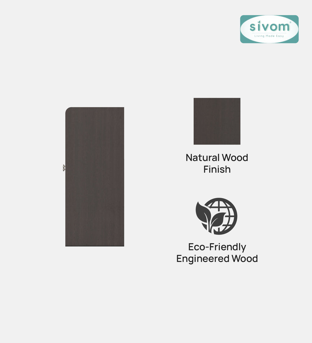 SIVOM Highland Engineered Wood Shoe Rack (, 4 Shelves, Knock Down) for Modern Homes | Elegant Design & Premium Finish