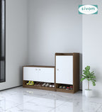 SIVOM Highland Engineered Wood Shoe Rack (, 4 Shelves, Knock Down) for Modern Homes | Elegant Design & Premium Finish