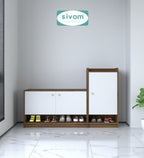 SIVOM Highland Engineered Wood Shoe Rack (, 4 Shelves, Knock Down) for Modern Homes | Elegant Design & Premium Finish