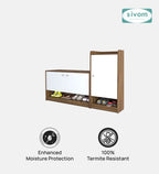 SIVOM Highland Engineered Wood Shoe Rack (, 4 Shelves, Knock Down) for Modern Homes | Elegant Design & Premium Finish