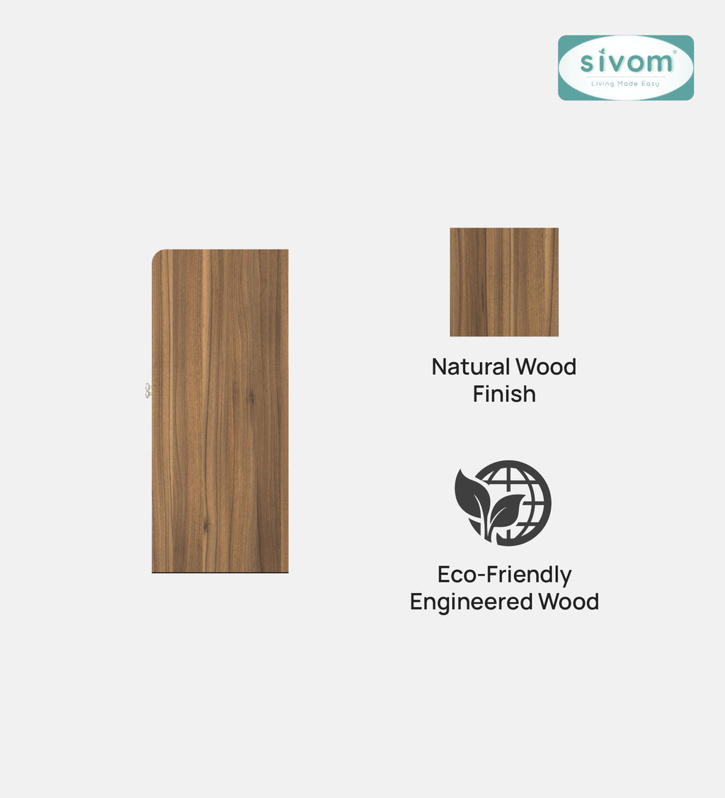 SIVOM Highland Engineered Wood Shoe Rack (, 4 Shelves, Knock Down) for Modern Homes | Elegant Design & Premium Finish