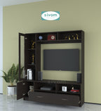 Sivom SIVOM Holland Multipurpose TV Unit fits upto 43 inch with Storage Engineered Wood TV Entertainment Unit for Modern Homes | Elegant Design & Premium Finish