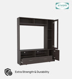 Sivom SIVOM Holland Multipurpose TV Unit fits upto 43 inch with Storage Engineered Wood TV Entertainment Unit for Modern Homes | Elegant Design & Premium Finish