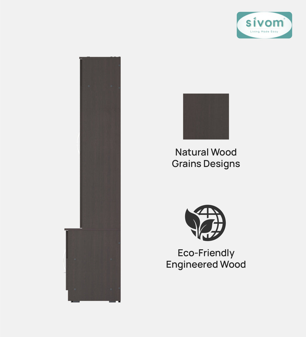 Sivom SIVOM Holland Multipurpose TV Unit fits upto 43 inch with Storage Engineered Wood TV Entertainment Unit for Modern Homes | Elegant Design & Premium Finish