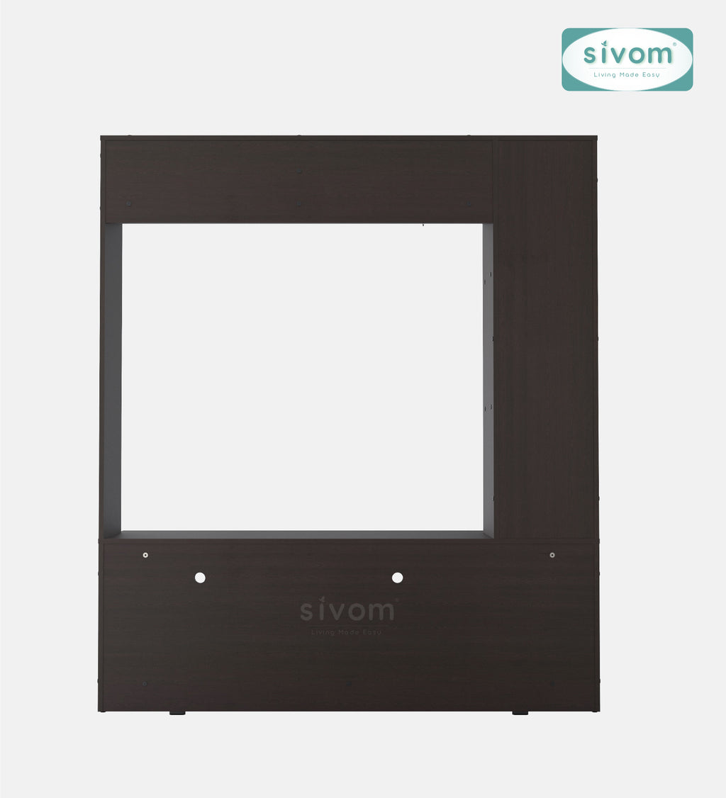 Sivom SIVOM Holland Multipurpose TV Unit fits upto 43 inch with Storage Engineered Wood TV Entertainment Unit for Modern Homes | Elegant Design & Premium Finish