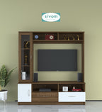 Sivom SIVOM Holland Multipurpose TV Unit fits upto 43 inch with Storage Engineered Wood TV Entertainment Unit for Modern Homes | Elegant Design & Premium Finish