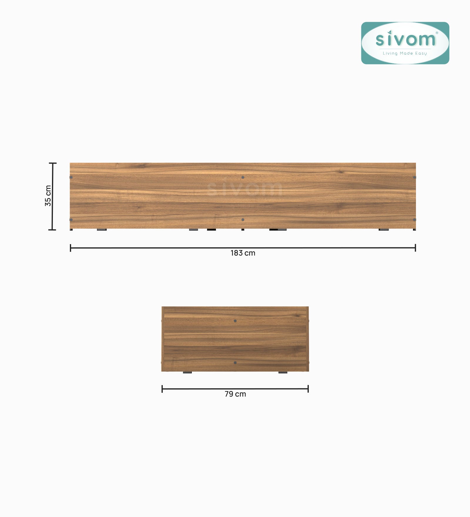 Sivom SIVOM Imperial Multipurpose Diwan/Single Bed with Storage Engineered Wood Single Box Bed for Modern Homes | Elegant Design & Premium Finish