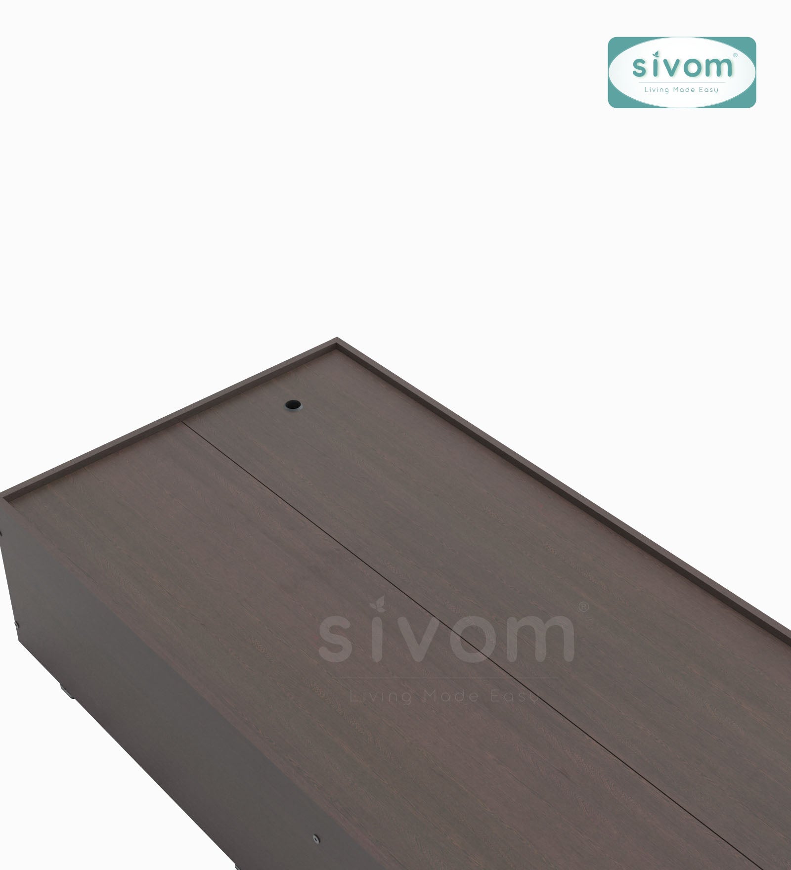 Sivom SIVOM Imperial Multipurpose Diwan/Single Bed with Storage Engineered Wood Single Box Bed for Modern Homes | Elegant Design & Premium Finish