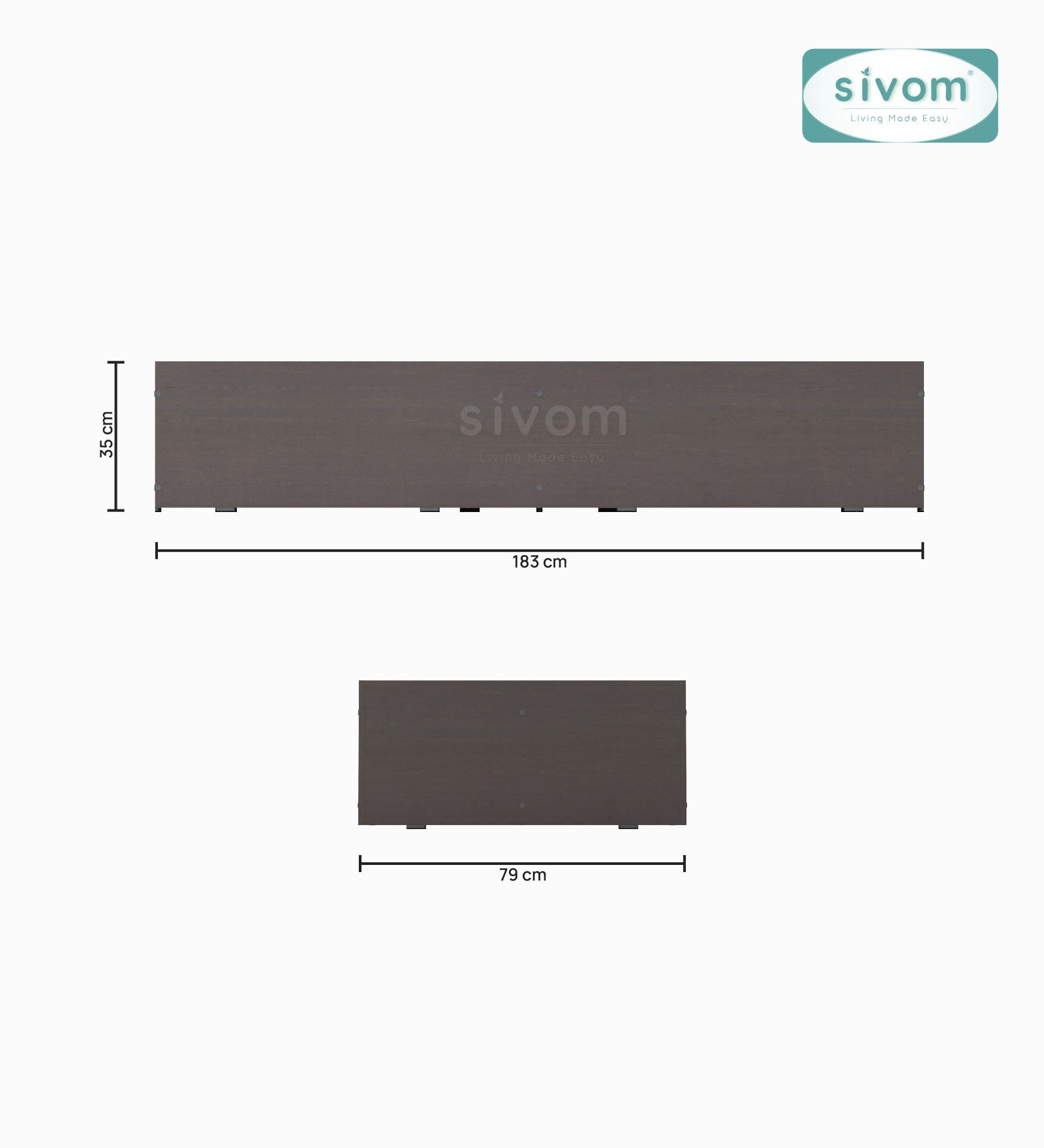 Sivom SIVOM Imperial Multipurpose Diwan/Single Bed with Storage Engineered Wood Single Box Bed for Modern Homes | Elegant Design & Premium Finish