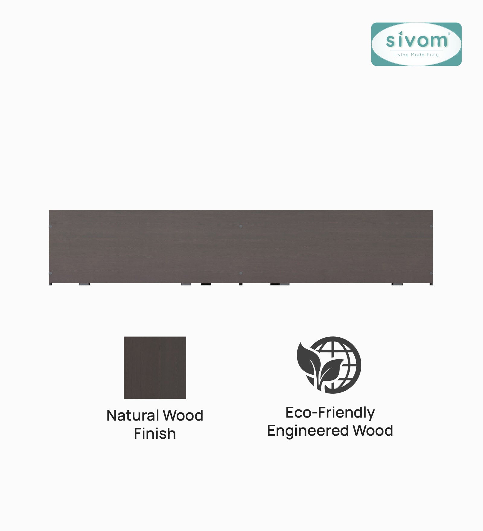 Sivom SIVOM Imperial Multipurpose Diwan/Single Bed with Storage Engineered Wood Single Box Bed for Modern Homes | Elegant Design & Premium Finish