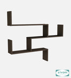 Sivom SIVOM WRAN Multipurpose Modular Wall Racks/Shelves/Organiser/Décor Particle Board Wall Shelf (Number of Shelves - 5, ) for Modern Homes | Elegant Design & Premium Finish