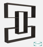 Sivom SIVOM MIZZ Multipurpose Modular Wall Racks/Shelves/Organiser/Décor Particle Board Wall Shelf (Number of Shelves - 6, ) for Modern Homes | Elegant Design & Premium Finish