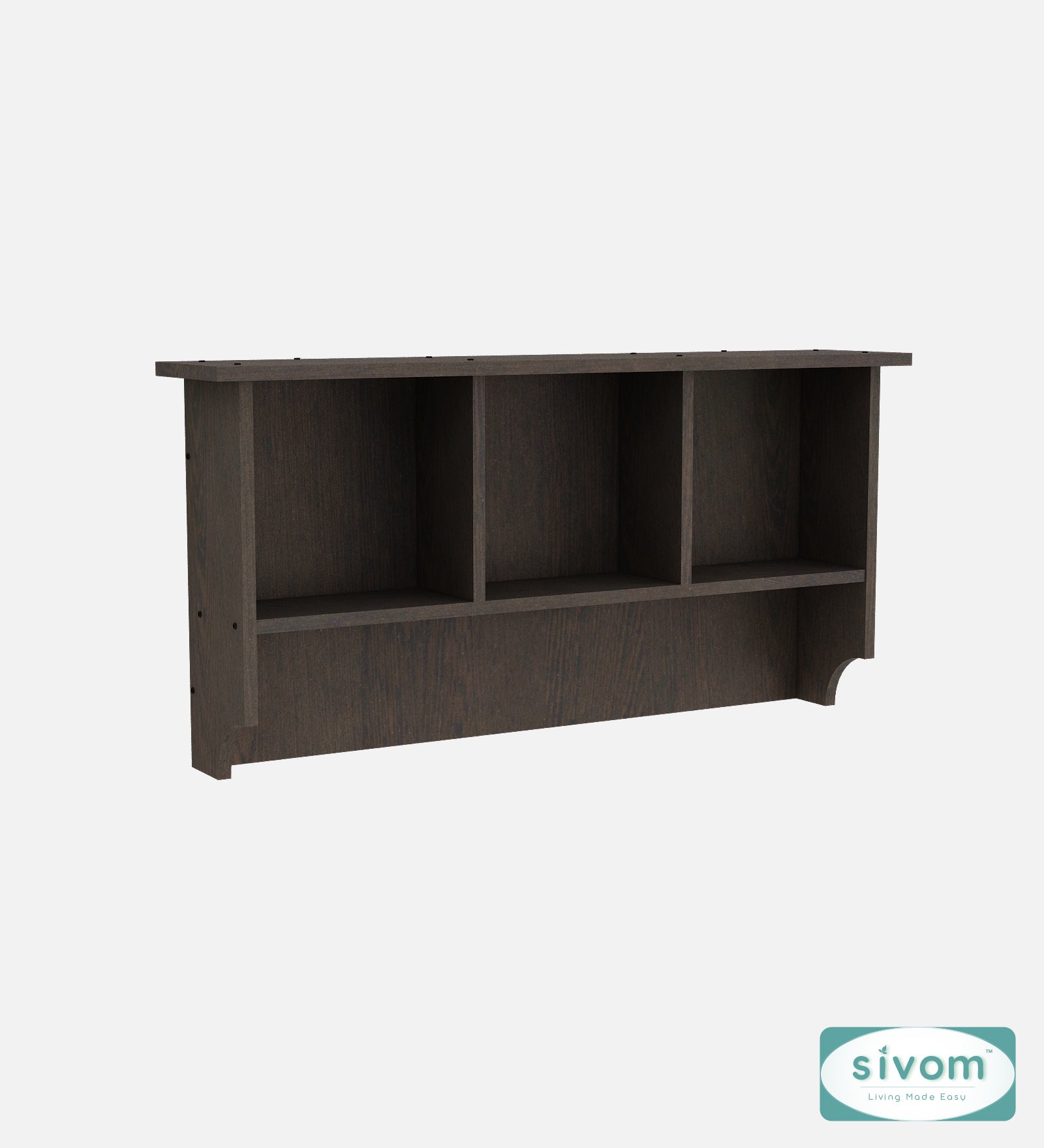 Sivom SIVOM RIO Multipurpose Modular Wall Racks/Shelves/Organiser/Décor Particle Board Wall Shelf (Number of Shelves - 4, ) for Modern Homes | Elegant Design & Premium Finish