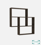 Sivom SIVOM RETICA Multipurpose Modular Wall Racks/Shelves/Organiser/Décor Particle Board Wall Shelf (Number of Shelves - 5, ) for Modern Homes | Elegant Design & Premium Finish