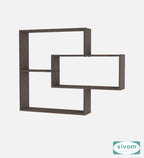 Sivom SIVOM CRIP Multipurpose Modular Wall Racks/Shelves/Organiser/Décor Particle Board Wall Shelf (Number of Shelves - 5, ) for Modern Homes | Elegant Design & Premium Finish