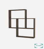 Sivom SIVOM RETICA Multipurpose Modular Wall Racks/Shelves/Organiser/Décor Particle Board Wall Shelf (Number of Shelves - 5, ) for Modern Homes | Elegant Design & Premium Finish