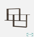Sivom SIVOM CEDRIC Multipurpose Modular Wall Racks/Shelves/Organiser/Décor Particle Board Wall Shelf (Number of Shelves - 6, ) for Modern Homes | Elegant Design & Premium Finish